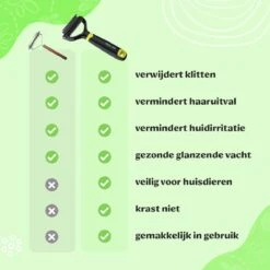 Mister Mill Professionele 2-Zijdige Ondervacht Kam Voor Hond En Kat – Honden/Kattenborstel – Klittenkam – 9,5 Cm. -Dieren Product Winkel 1200x1200 1406
