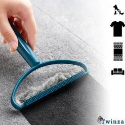 |Twinza®| Pluizenverwijderaar - Ontpluizer - Draagbare - Haarverwijderaar - Lint Remover - Verwijdert Pluisjes - Voor Tapijt - Wollen Kleding - Hondenhaarverwijderaar - Huisdieren -Dieren Product Winkel 1200x1200 1408