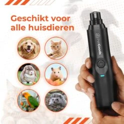 PetGoods Elektrische Nagel Vijl Voor Huisdieren - Incl. 2 Vijlen - Honden/Katten/Dieren - Draadloos -Dieren Product Winkel 1200x1200 1451