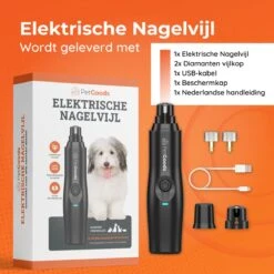 PetGoods Elektrische Nagel Vijl Voor Huisdieren - Incl. 2 Vijlen - Honden/Katten/Dieren - Draadloos -Dieren Product Winkel 1200x1200 1453