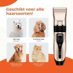 PetGoods Hondentondeuse - 10 Delige Set - Katten & Honden - Draadloos - Low Noise - Incl. Schaar, Nagelknipper, Vijl & Kam 14 PetGoods Hondentondeuse - 10 Delige Set - Katten & Honden - Draadloos - Low Noise - Incl. Schaar, Nagelknipper, Vijl & Kam -Dieren Product Winkel 1200x1200 1513