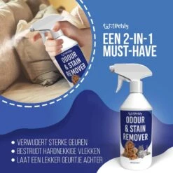 Petsly Odour & Stain Remover - Geurverwijderaars - Urine Vlekken Verwijderen Urinegeur Verwijderen Met Plantaardige Enzymen - 1L -Dieren Product Winkel 1200x1200 1524