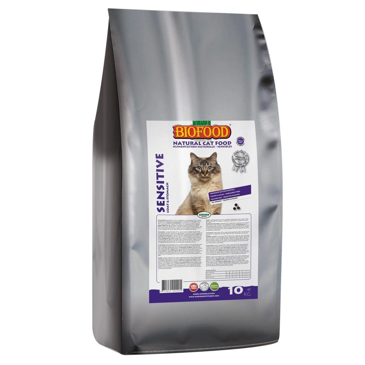 BF Petfood Kattenvoer Premium Sensitive Vacht - Maag 10 Kg 4 BF Petfood Kattenvoer Premium Sensitive Vacht - Maag 10 Kg - Afbeelding 4
