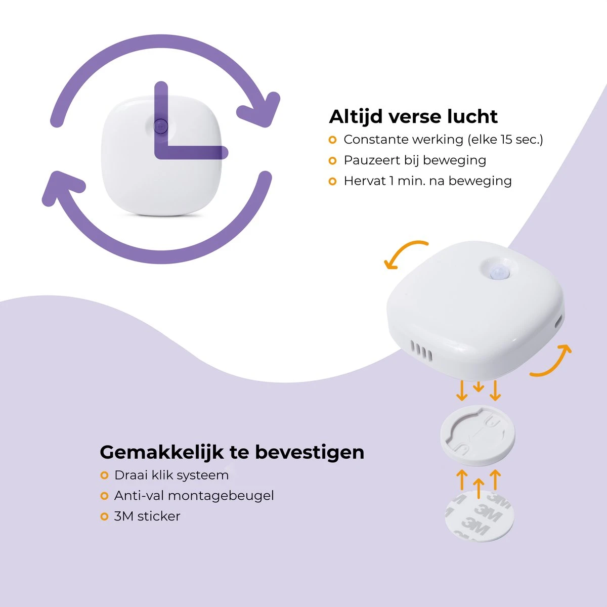 Pettadore Air Insight - Kattenbak Geurverdrijver & Teller - Actieve Zuurstof En Ionen - Oplaadbaar - Met App 7 Pettadore Air Insight - Kattenbak Geurverdrijver & Teller - Actieve Zuurstof En Ionen - Oplaadbaar - Met App - Afbeelding 7