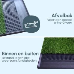 Merkloos Gtrise Hondentoilet Met 2 Matten - Out/Indoor - Zindelijkheidstraining Ebook - Dieren Wc -Dieren Product Winkel 1200x1200 1587