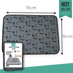 Jooba Puppy Training Pads - Wasbare Puppy Pads 2 Stuks - Hondentoilet - 70x50cm - Puppy -Dieren Product Winkel 1200x1200 1593