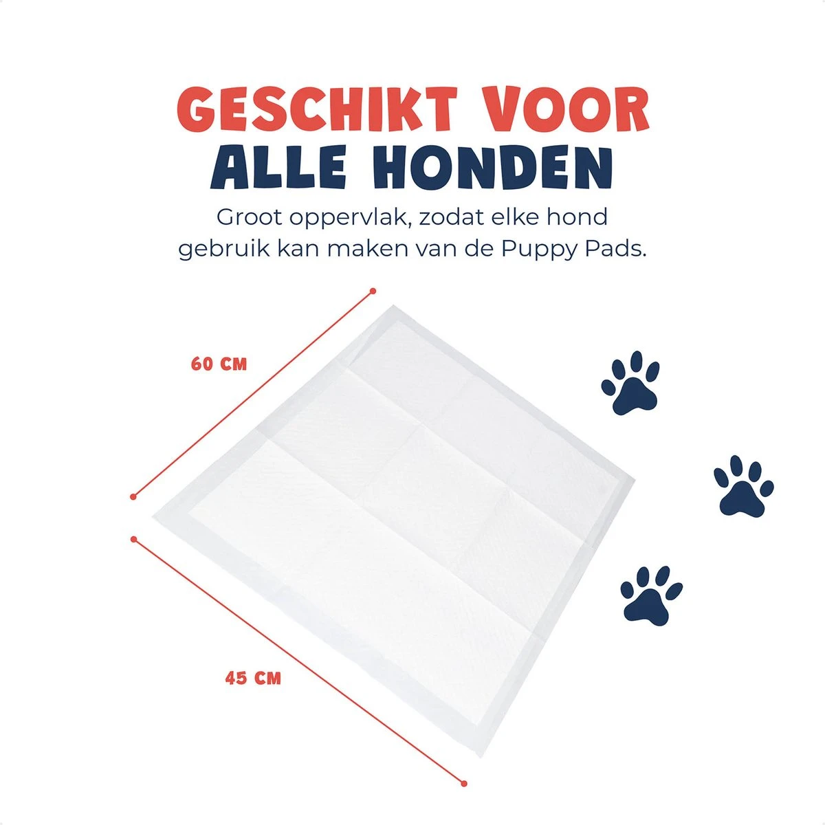 JC Pets Premium Puppy Training Pads - Hondentoilet - Zindelijkheidstraining Hond - 100 Stuks - 60 X 45 Cm 7 JC Pets Premium Puppy Training Pads - Hondentoilet - Zindelijkheidstraining Hond - 100 Stuks - 60 X 45 Cm - Afbeelding 7