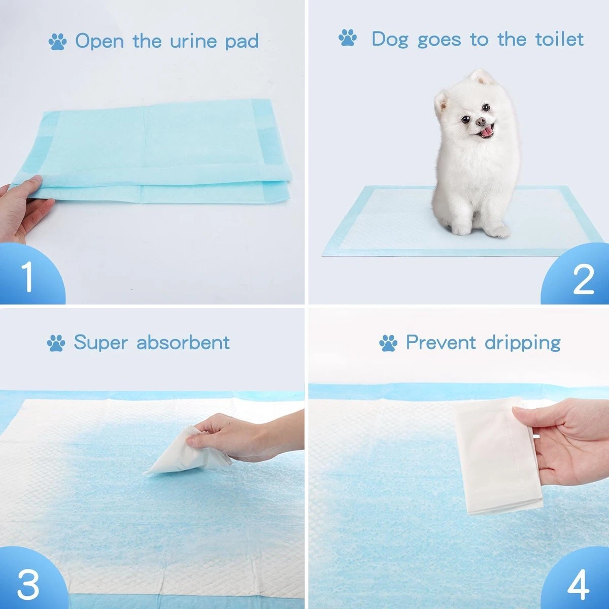 Nobleza 48WQF - Puppy Training Pads - 60 X 90 Cm - Zindelijkheidstraining -50 Stuks - L 2 Nobleza 48WQF - Puppy Training Pads - 60 X 90 Cm - Zindelijkheidstraining -50 Stuks - L - Afbeelding 2
