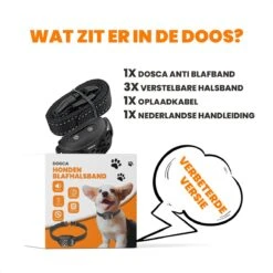 DOSCA® Anti Blafband - Anti Blaf Apparaat - Blafband Voor Honden - Zonder Schok En Diervriendelijk -Dieren Product Winkel 1200x1200 1651