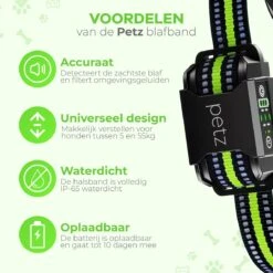 Petz - Anti Blafband - Anti Blafband Voor Kleine En Grote Honden - 5-55 KG - Vibratie En Audio - Diervriendelijk - GEEN Schokken - Opvoedingshalsband Zonder Schok En Diervriendelijk - Waterdicht - Oplaadbaar 10 Petz - Anti Blafband - Anti Blafband Voor Kleine En Grote Honden - 5-55 KG - Vibratie En Audio - Diervriendelijk - GEEN Schokken - Opvoedingshalsband Zonder Schok En Diervriendelijk - Waterdicht - Oplaadbaar -Dieren Product Winkel 1200x1200 1691