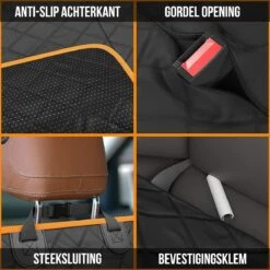 Strex Hondendeken Auto Achterbank En Kofferbak - 137 X 147 CM - Beschermhoes - Hondenkleed - Honden Deken Auto Achterbank - Incl. Hondenriem En Opbergzak -Dieren Product Winkel 1200x1200 1792