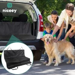 Niceey Hondendeken Auto Achterbank En Kofferbak - 135 X 145 CM - Beschermhoes - Autodekens - Hondenkleed - Honden Deken Auto Achterbank - Zwart -Dieren Product Winkel 1200x1200 1813