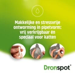 Dronspot Spot On Ontwormingsmiddel Voor Middelgrote Katten (2,5 Kg - 5 Kg) 2 Pipetten 11 Dronspot Spot On Ontwormingsmiddel Voor Middelgrote Katten (2,5 Kg - 5 Kg) 2 Pipetten -Dieren Product Winkel 1200x1200 183