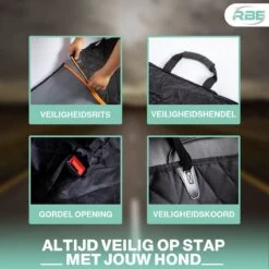 RBE Waterdichte Hondendeken Auto Achterbank En Kofferbak – 137x145 CM – Met Kijk/Gaasvenster - Beschermhoes -Dieren Product Winkel 1200x1200 1899