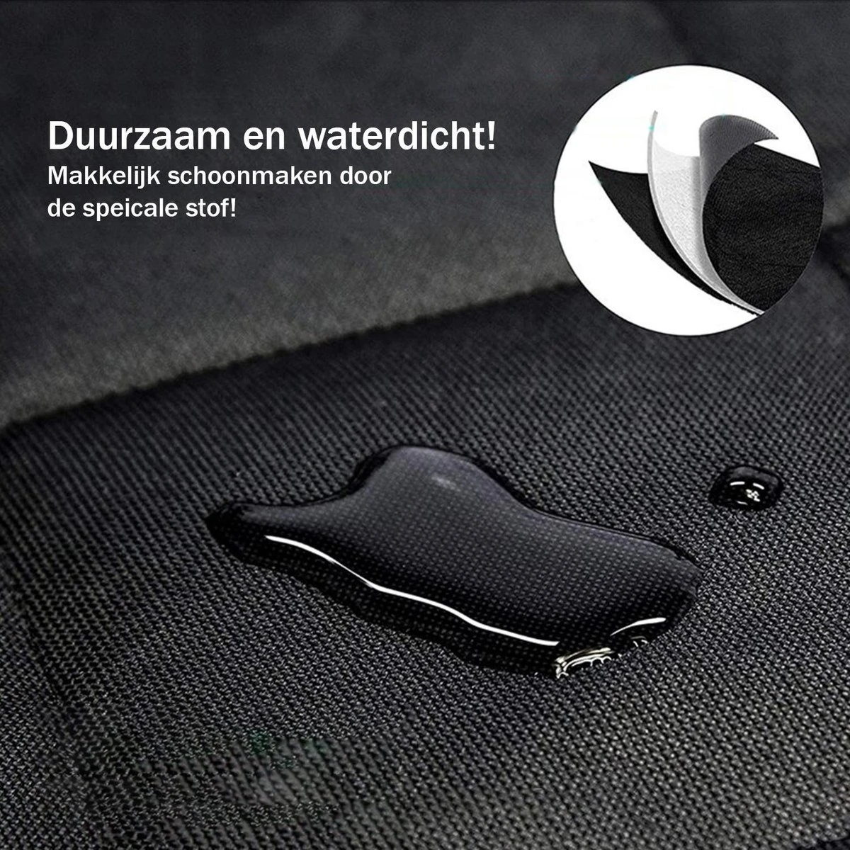 Hondendeken Auto Achterbank - Kofferbak Beschermhoes Hond - Autohoes - Hondenkussen - Hondenmat - Waterdicht & Antislip - Beige 3 Hondendeken Auto Achterbank - Kofferbak Beschermhoes Hond - Autohoes - Hondenkussen - Hondenmat - Waterdicht & Antislip - Beige - Afbeelding 3
