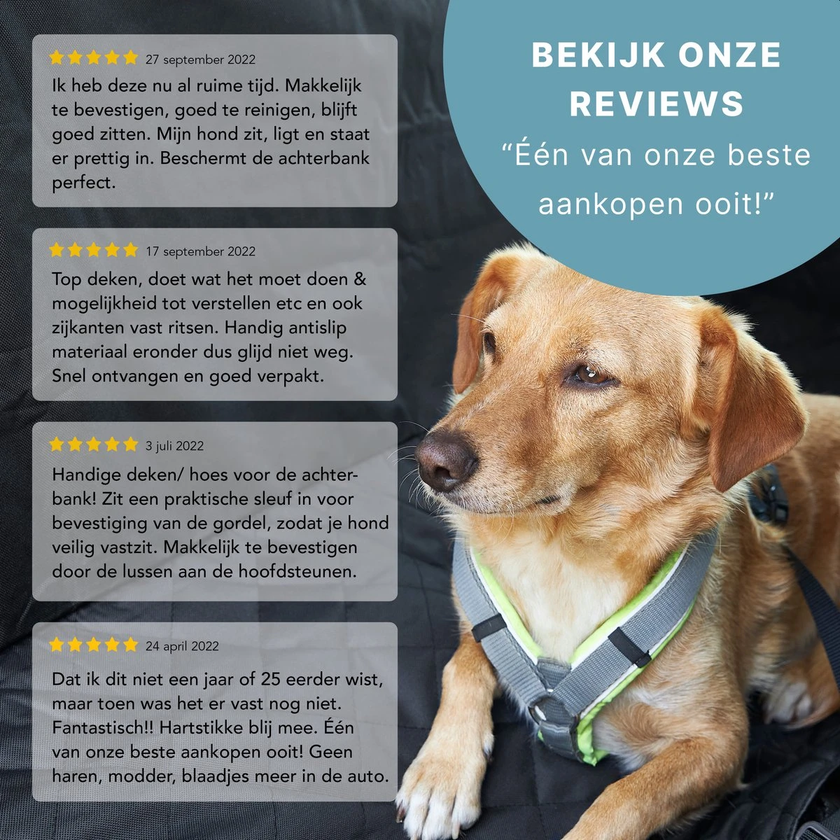 Hondendeken Auto Achterbank En Kofferbak - Autodeken Hond - Beschermhoes - Hondenkleed - 135x145 Cm 9 Hondendeken Auto Achterbank En Kofferbak - Autodeken Hond - Beschermhoes - Hondenkleed - 135x145 Cm - Afbeelding 9