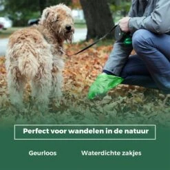 YORGS Hondenpoepzakjes Groen - Duurzame Poepzakjes Hond - Grote Sterke Zakken - 600 Stuks - 40 Rollen - 33 X 22 CM -Dieren Product Winkel 1200x1200 2029