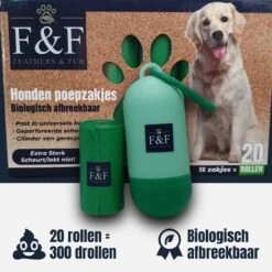 Feathers & Fur - Biologisch Afbreekbare Plastic Honden Poepzakjes - Extra Groot - Extra Sterk - Met Gratis Houder 13 Feathers & Fur - Biologisch Afbreekbare Plastic Honden Poepzakjes - Extra Groot - Extra Sterk - Met Gratis Houder -Dieren Product Winkel 1200x1200 2034
