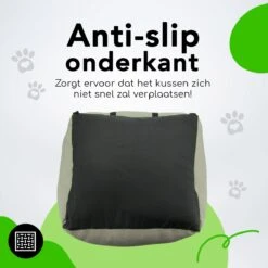 Doxie® Autostoel Hond – Hondenmand – 2 In 1 – 50 X 40 Cm – Wasbaar – Antislip – Waterbestendig – Incl. Autogordel – Maat S – Lichtgrijs -Dieren Product Winkel 1200x1200 2097