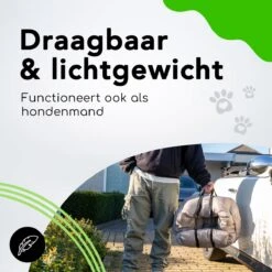 Doxie® Autostoel Hond – Hondenmand – 2 In 1 – 50 X 40 Cm – Wasbaar – Antislip – Waterbestendig – Incl. Autogordel – Maat S – Lichtgrijs -Dieren Product Winkel 1200x1200 2101