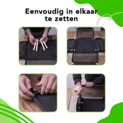 Doxie® Autostoel Hond – Extra Stevig – 40 X 40 Cm – Inclusief Autogordel En Opbergtas – Zwart -Dieren Product Winkel 1200x1200 2126