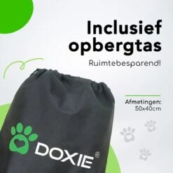 Doxie® Autostoel Hond – Extra Stevig – 40 X 40 Cm – Inclusief Autogordel En Opbergtas – Zwart -Dieren Product Winkel 1200x1200 2129