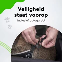 Doxie® Autostoel Hond – Extra Stevig – 40 X 40 Cm – Inclusief Autogordel En Opbergtas – Zwart -Dieren Product Winkel 1200x1200 2130