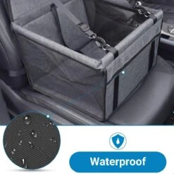 Merkloos Opvouwbare Honden Autostoel - Donkergrijs -Dieren Product Winkel 1200x1200 2143