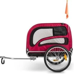 DURAMAXX King Rex Hondenfietskar Rijwielaanhanger - 250 Liter - Van Dieren Tot 40 Kg - 16" Luchtbanden - Staal -Dieren Product Winkel 1200x1200 2173