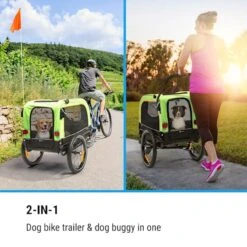 Klarfit Corgi 2-in-1 Hondenaanhanger & Hondenbuggy - Hondenfietskar Geschikt Voor Alle Fietsen Met 26-28" Banden - Voor Kleine Tot Middelgrote Honden -Dieren Product Winkel 1200x1200 2174