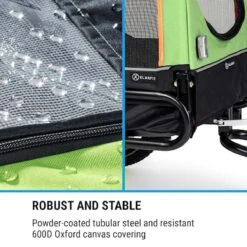 Klarfit Corgi 2-in-1 Hondenaanhanger & Hondenbuggy - Hondenfietskar Geschikt Voor Alle Fietsen Met 26-28" Banden - Voor Kleine Tot Middelgrote Honden -Dieren Product Winkel 1200x1200 2175