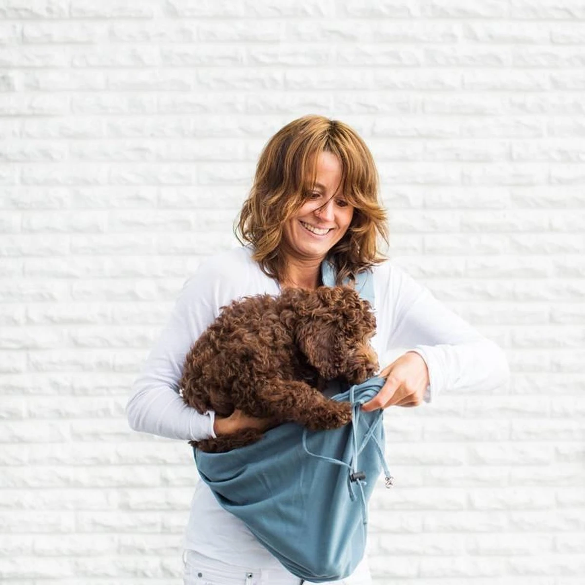 4LazyLegs Draagzak - Donker Blauw - Voor Honden Tot 7kg 5 4LazyLegs Draagzak - Donker Blauw - Voor Honden Tot 7kg - Afbeelding 5