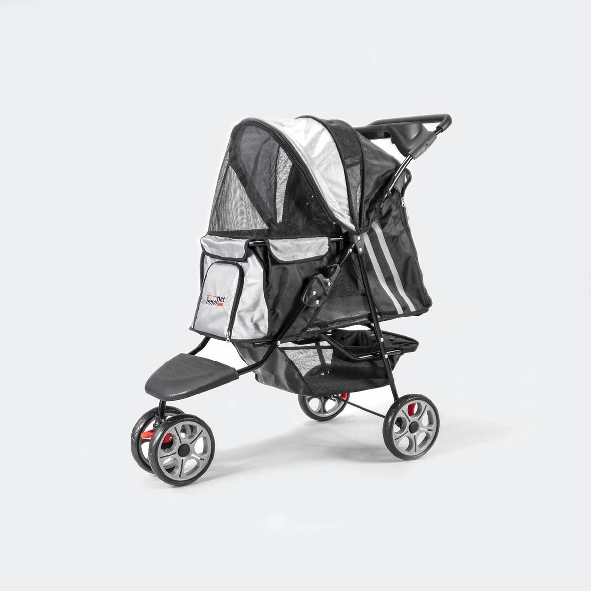 InnoPet All Terrain - Hondenbuggy - Zwart/Zilver - 85x52x96cm 1 InnoPet All Terrain - Hondenbuggy - Zwart/Zilver - 85x52x96cm