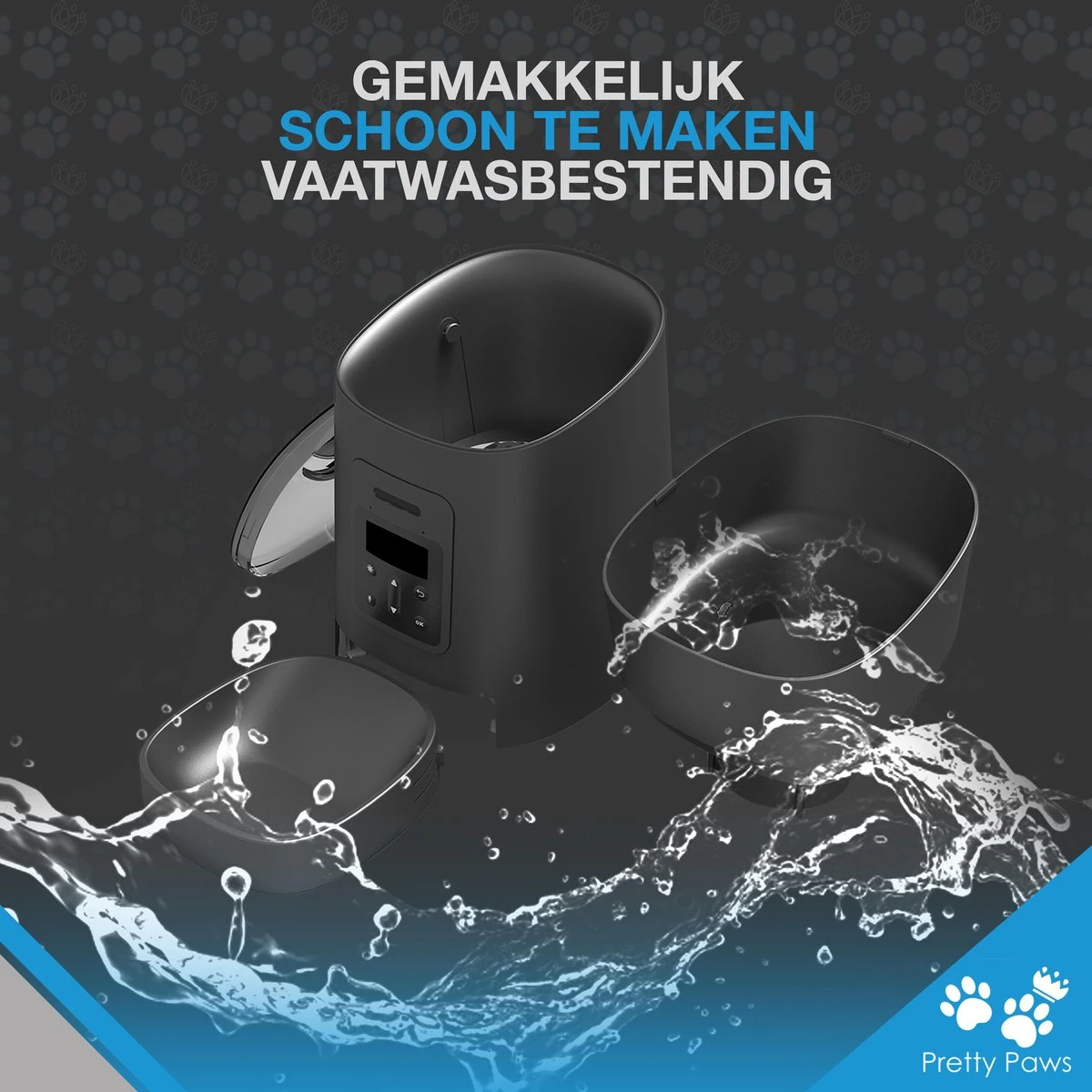 Pretty Paws PP002 Professionele Automatische Voerbak - Instelbaar Voedingsschema - Voerautomaat - Voerbak Kat Automatisch 4 Pretty Paws PP002 Professionele Automatische Voerbak - Instelbaar Voedingsschema - Voerautomaat - Voerbak Kat Automatisch - Afbeelding 4