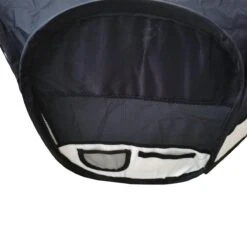 Dailyibed Opvouwbare Puppyren - Zwart - 115x115x58 Cm - Incl. Draagtas - Incl. Voederbak -Dieren Product Winkel 1200x1200 2348