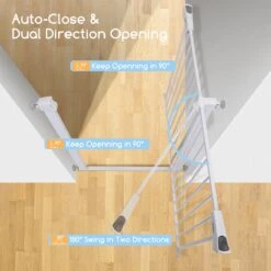 Nobleza 47B4V - Hondenhek - Metaal - H76 X L75-82 Cm - Wit -Dieren Product Winkel 1200x1200 2370