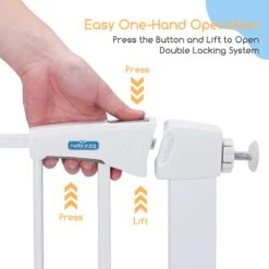 Nobleza 47B4V - Hondenhek - Metaal - H76 X L75-82 Cm - Wit -Dieren Product Winkel 1200x1200 2372