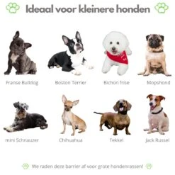 Paws & Claws - Hondenhek –Deurhekje - Dog Barrier - 154,5 X 61 Cm - Opvouwbaar - Zwart -Dieren Product Winkel 1200x1200 2383