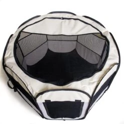 Dogs&Co Puppyren Opvouwbaar Grijs 90x90x60cm In Handige Draagtas -Dieren Product Winkel 1200x1200 2424