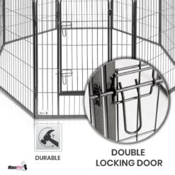 MaxxPet Puppyren - Hondenbench - Hondenren- Puppyren Met 8 Kennelpanelen - Staal -80 X 100 Cm Ø 210 Cm 11 MaxxPet Puppyren - Hondenbench - Hondenren- Puppyren Met 8 Kennelpanelen - Staal -80 X 100 Cm Ø 210 Cm -Dieren Product Winkel 1200x1200 2426