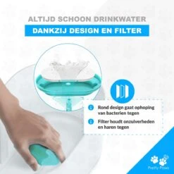 Pretty Paws PP097 Professionele Drink Fontein Kat - Poezen Fontein Met Filter - Waterfontein Kat - Katten Fontein - Dieren Drinkbak -Dieren Product Winkel 1200x1200 2649