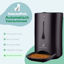Automatische Voerbak Kat En Hond - Voerautomaat Kat - Voerdispenser Voor Huisdier - Smartphone Besturing - Zwart - Compatibel Met 2,4Ghz -Dieren Product Winkel 1200x1200 2678