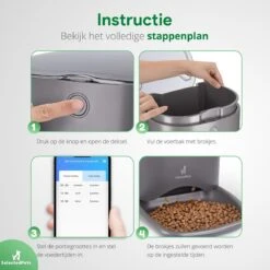 Automatische Voerbak Kat En Hond - Voerautomaat Kat - Voerdispenser Voor Huisdier - Smartphone Besturing - Zwart - Compatibel Met 2,4Ghz -Dieren Product Winkel 1200x1200 2683