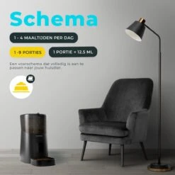 GoldenPaws Automatische Voerbak - Kat En Hond - Zwart - Met Verstelbare Camera - Voerautomaat Met Smartphone Besturing - Voerinhoud 6 Liter -Dieren Product Winkel 1200x1200 2731