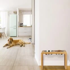 Relaxdays Voerbak Hond Met Standaard - Dubbel - Hondenvoerbak - 2 Eetbakken - Verhoogd -Dieren Product Winkel 1200x1200 2751