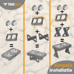 Tensfact® Voerbak Hond & Kat Dubbele Voerbak Voor Honden En Katten – Geschikt Voor Hondenvoer, Kattenvoer, Hondensnacks & Kattensnoepjes – Zwart -Dieren Product Winkel 1200x1200 2777