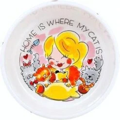 Blond Amsterdam - Kattenvoerbak - Wit - Ø 15,5 Cm -Dieren Product Winkel 1200x1200 280