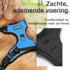 Sharon B - Hondentuigje - Voor Middelgrote Honden - Blauw - Maat M - No Pull Harnas - Anti Trek - Reflecterend - Hoeft Niet Over Het Hoofd Aangetrokken Te Worden 11 Sharon B - Hondentuigje - Voor Middelgrote Honden - Blauw - Maat M - No Pull Harnas - Anti Trek - Reflecterend - Hoeft Niet Over Het Hoofd Aangetrokken Te Worden -Dieren Product Winkel 1200x1200 2825