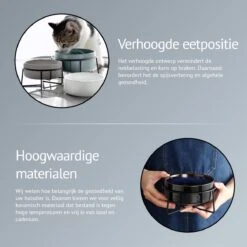 GIZMO 2x Voerbak Kat - 400 Ml - Groen - Keramische Drink- & Voerbakken Met Standaard - 13 Cm - 2 Stuks 15 GIZMO 2x Voerbak Kat - 400 Ml - Groen - Keramische Drink- & Voerbakken Met Standaard - 13 Cm - 2 Stuks -Dieren Product Winkel 1200x1200 301