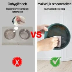 GIZMO 2x Voerbak Kat - 400 Ml - Groen - Keramische Drink- & Voerbakken Met Standaard - 13 Cm - 2 Stuks 17 GIZMO 2x Voerbak Kat - 400 Ml - Groen - Keramische Drink- & Voerbakken Met Standaard - 13 Cm - 2 Stuks -Dieren Product Winkel 1200x1200 303